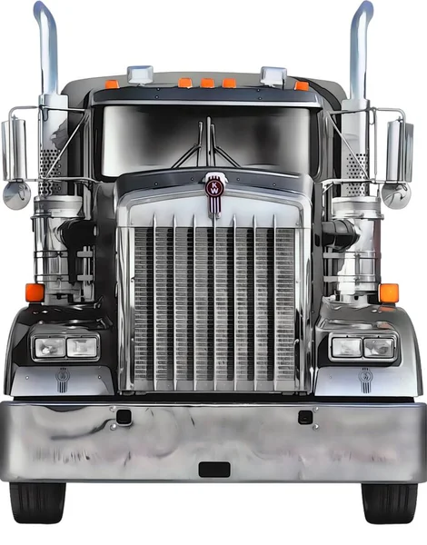 Illustration Isolated Kenworth Truck High Quality Illustration — Fotografia de Stock