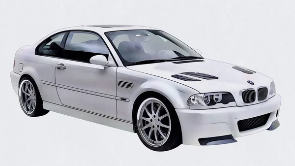 Illustration Isolated Bmw High Quality Illustration — Foto Stock