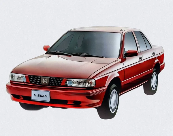 Illustration Isolated Nissan Tsuru High Quality Illustration — Stockfoto