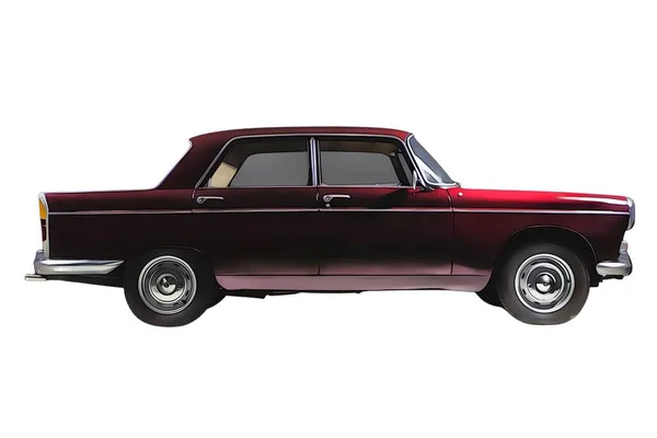 Illustration Isolated Peugeot 404 High Quality Illustration — Stockfoto