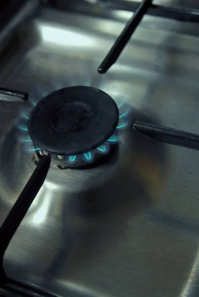 Gas in the kitchen gas stove