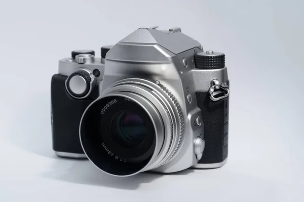 Retro Styled Digital Slr Camera — Stockfoto