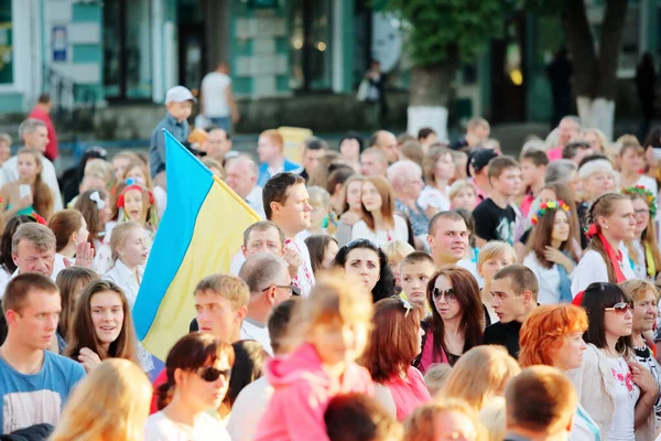 Romny Sumy Region Ukraine Youth Day June 2014 People Traditional — 스톡 사진
