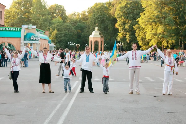 Romny Sumy Region Ukraine Youth Day June 2014 People Traditional — 스톡 사진