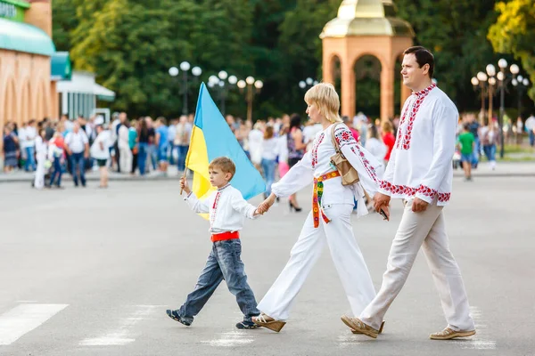 Romny Sumy Region Ukraine Youth Day June 2014 Patriotic Youth — 스톡 사진