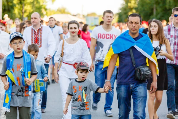 Romny Sumy Region Ukraine Youth Day June 2014 People Traditional — 스톡 사진