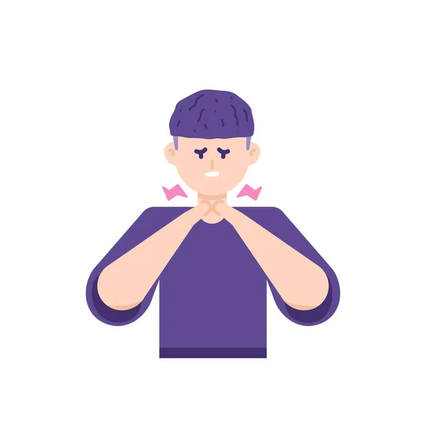 Symptoms Sore Throat Cough Neck Pain Muscle Stiffness Pinched Nerves