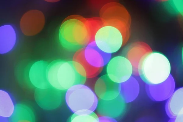 Blurred Multicolored Lights Bokeh Background Various Illustrations — Foto de Stock