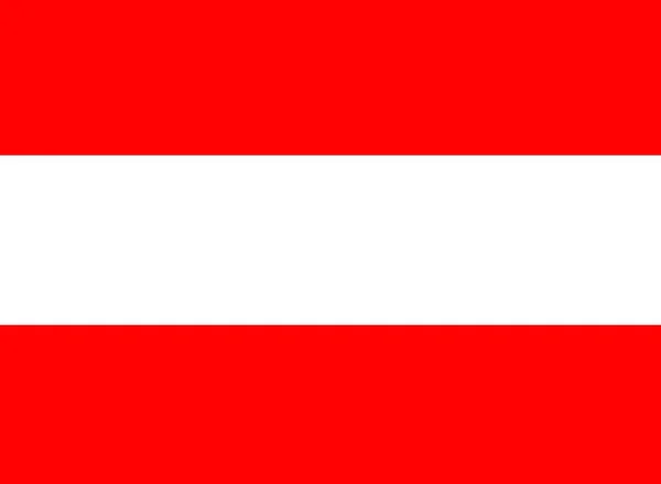 Austria Flag National Emblem Graphic Element Illustration — ストック写真