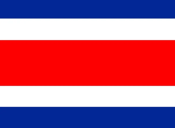 illustration flag of Costa Rica. Accurate dimensions and official colors. Symbol of patriotism and freedom. This file is suitable for digital editing and printing of any size.