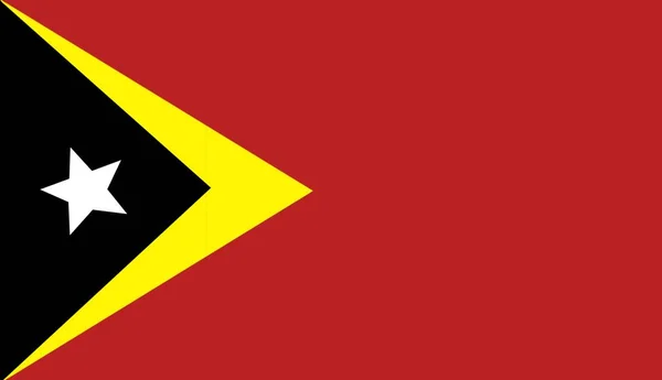 National Flag Timor Este Illustration — Photo