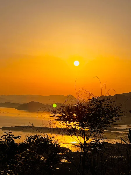 Beautiful Sunset Shikoku Island Japan — стоковое фото