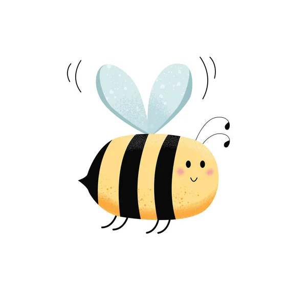 かわいいベクトル蜂の特徴 — ストックベクタ
