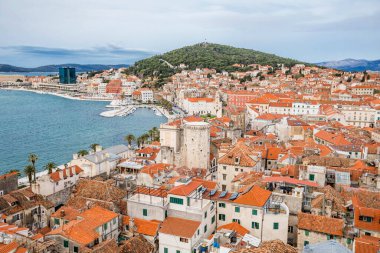 Hırvatistan 'ın Split kentine güzel bir gün