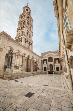 Hırvatistan 'ın Split kentindeki Diocletian Sarayı' nda kimse yok.