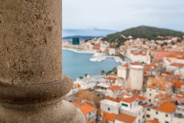 View Window Pillar Split Croatia — 스톡 사진