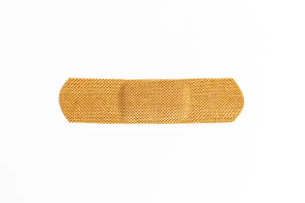 Band Aid Plaster White Background — Φωτογραφία Αρχείου