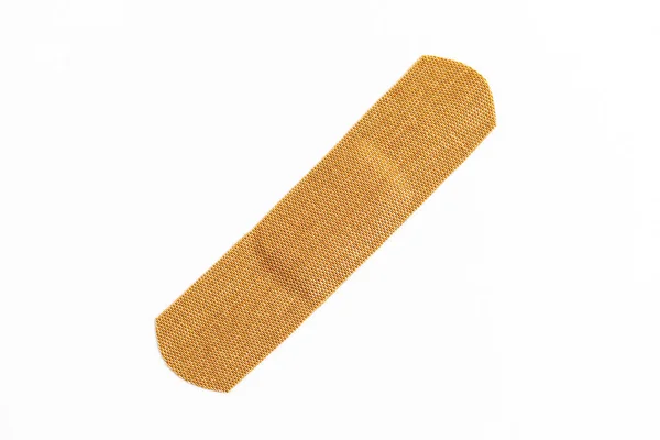 Band Aid Plaster White Background — стоковое фото