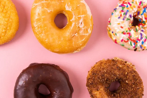 Doughnuts Donuts Simple Background — ストック写真