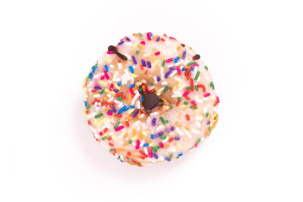 Doughnut or donut on a simple background