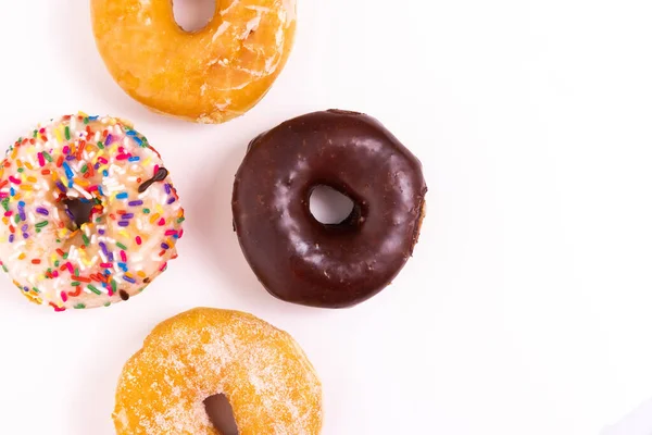 Doughnuts Donuts Simple Background — ストック写真