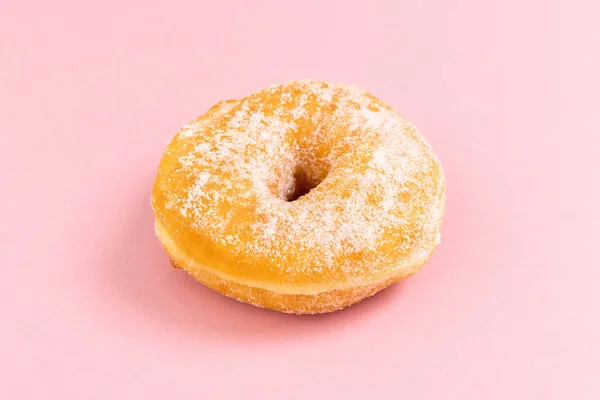 Doughnut or donut on a simple background