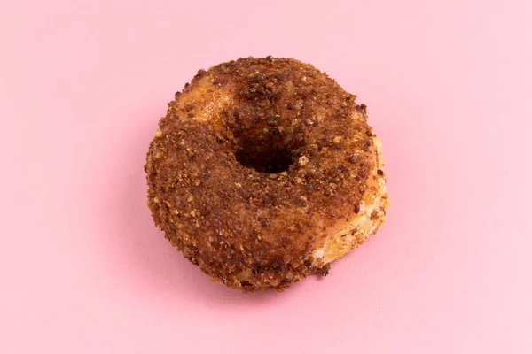 Doughnut or donut on a simple background