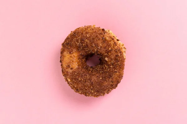 Doughnut or donut on a simple background