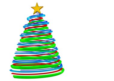 Noel ağacı - 3D görüntüleme