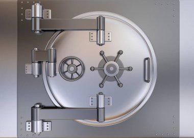 Zırhlı kasa 3d render