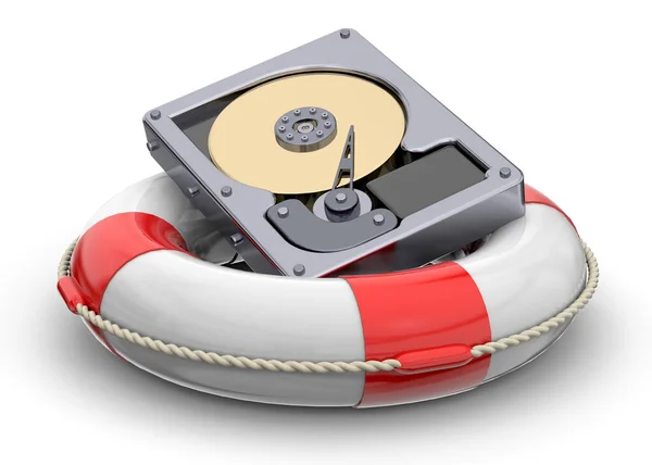 Hard Disk Rescue File Concept — Stock Photo, Image