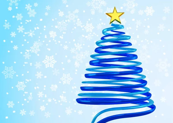 Christmas Tree Render — Stock Photo, Image