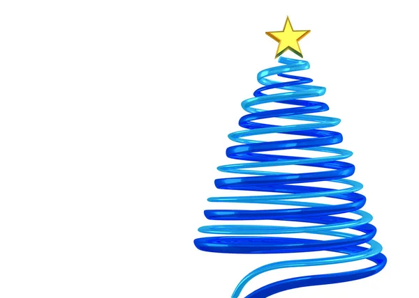 Albero Natale Rendering — Foto Stock