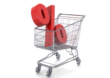 İndirim Konsepti - 3B canlandırma