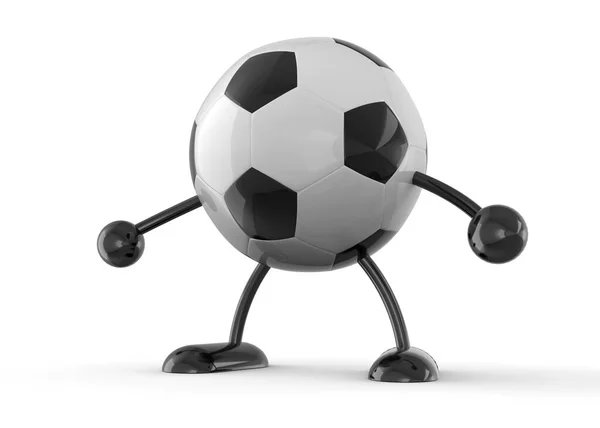 Футбольный Мяч Рендеринг — стоковое фото