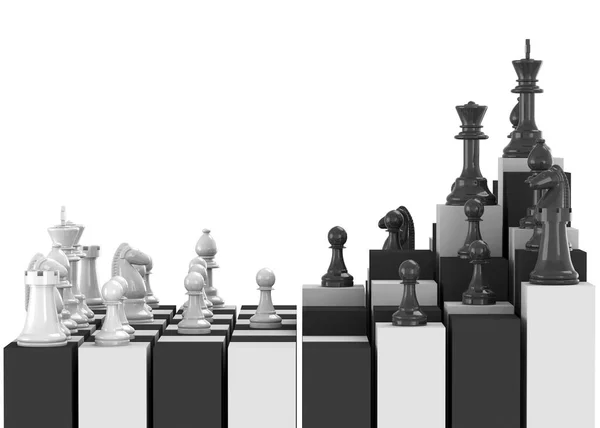 Torre de xadrez de ouro 3d renderização 11306671 PNG