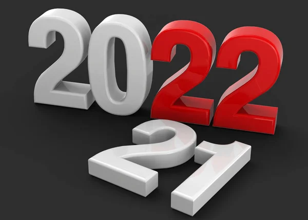 Gelukkig Nieuwjaar 2022 — Stockfoto