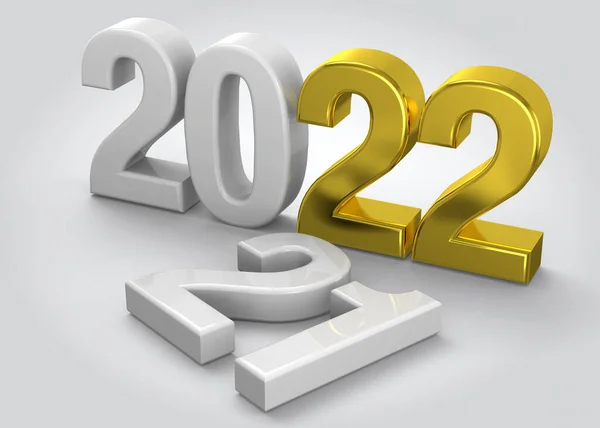 Frohes Neues Jahr 2022 — Stockfoto