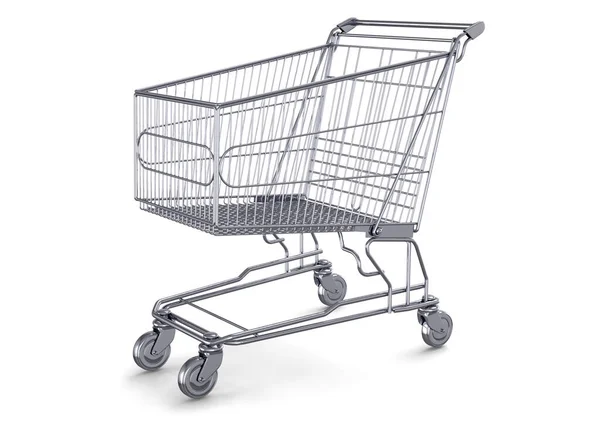 Shopping Cart Render — Stok Foto