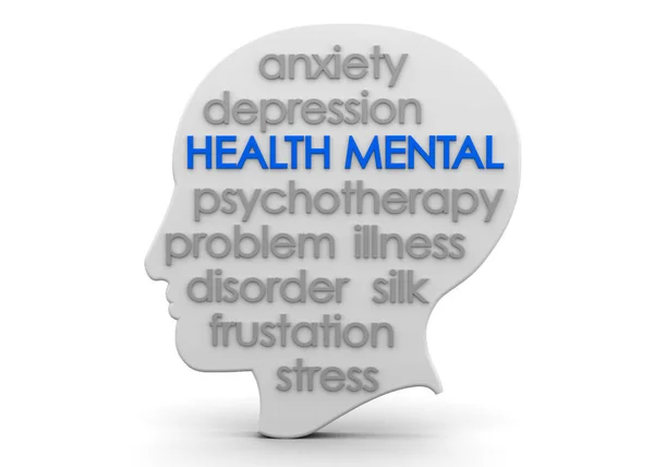 Conceito Saúde Mental — Fotografia de Stock