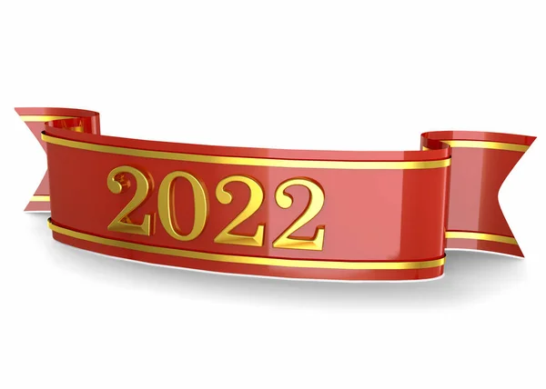 Fita Ano Novo 2022 — Fotografia de Stock
