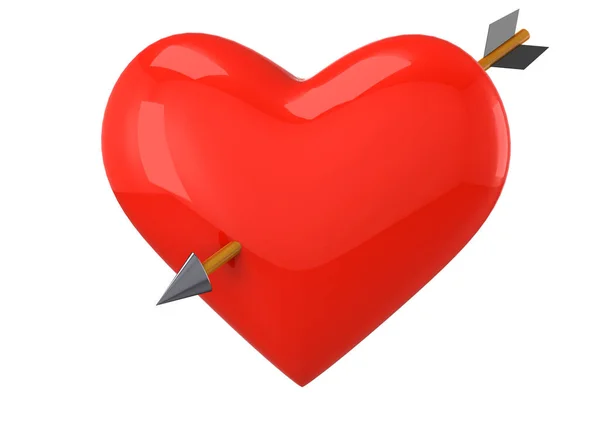 Heart Arrow — Stock Photo, Image