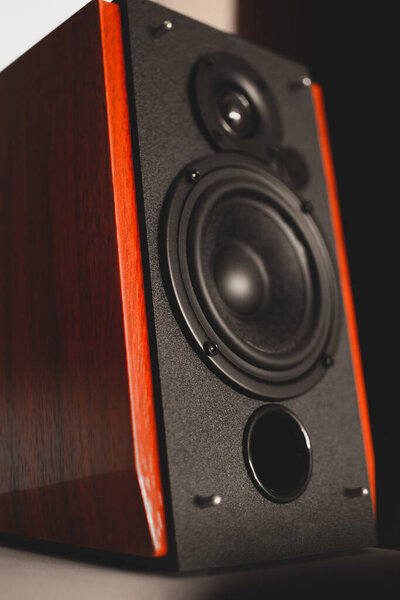 Studio speaker on the desk