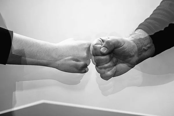 Handshake black and white Black and White Stock Photos & Images