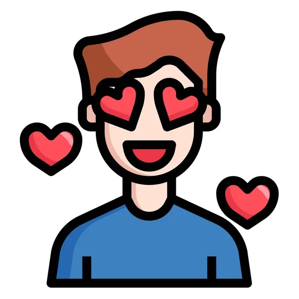 Valentine day love Emoji illustration