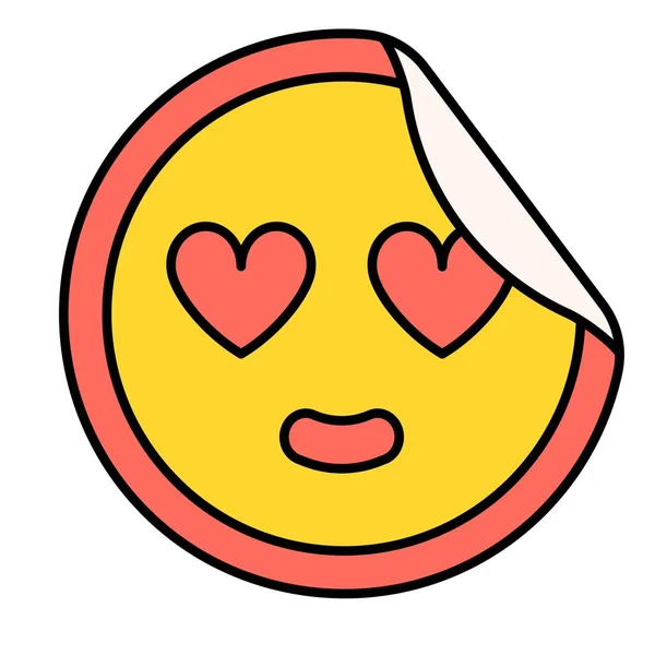 Valentine day love Emoji illustration