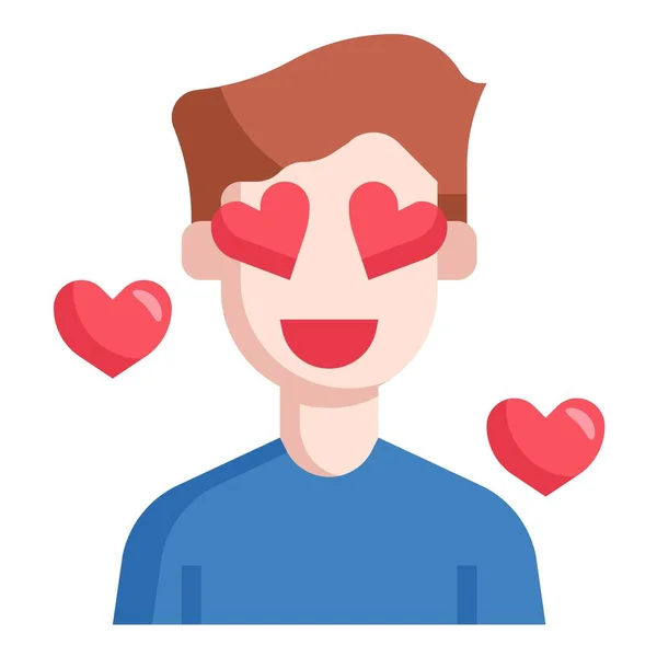 Valentine day love Emoji illustration