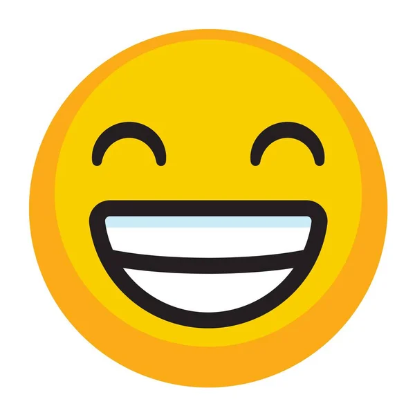 Smile Emoji with many expression. Isolated with white Background