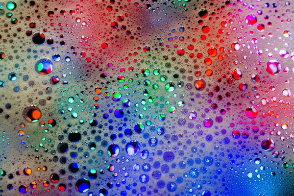 Abstract Rainbow Background Colored Soap Foam Texture Gel Foam Bubbles — Stock Photo, Image