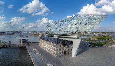 Zaha Hadid 'den Havenhuis binasının havadan görünüşü
